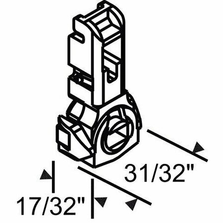 STRYBUC T-Lock Tilt Shoe 62-50006